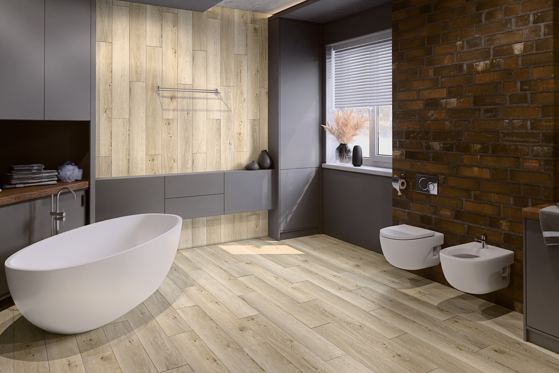 SPC ламинат «Damy Floor» Дуб Кавказский (1220*180*4 мм) — купить в Омске