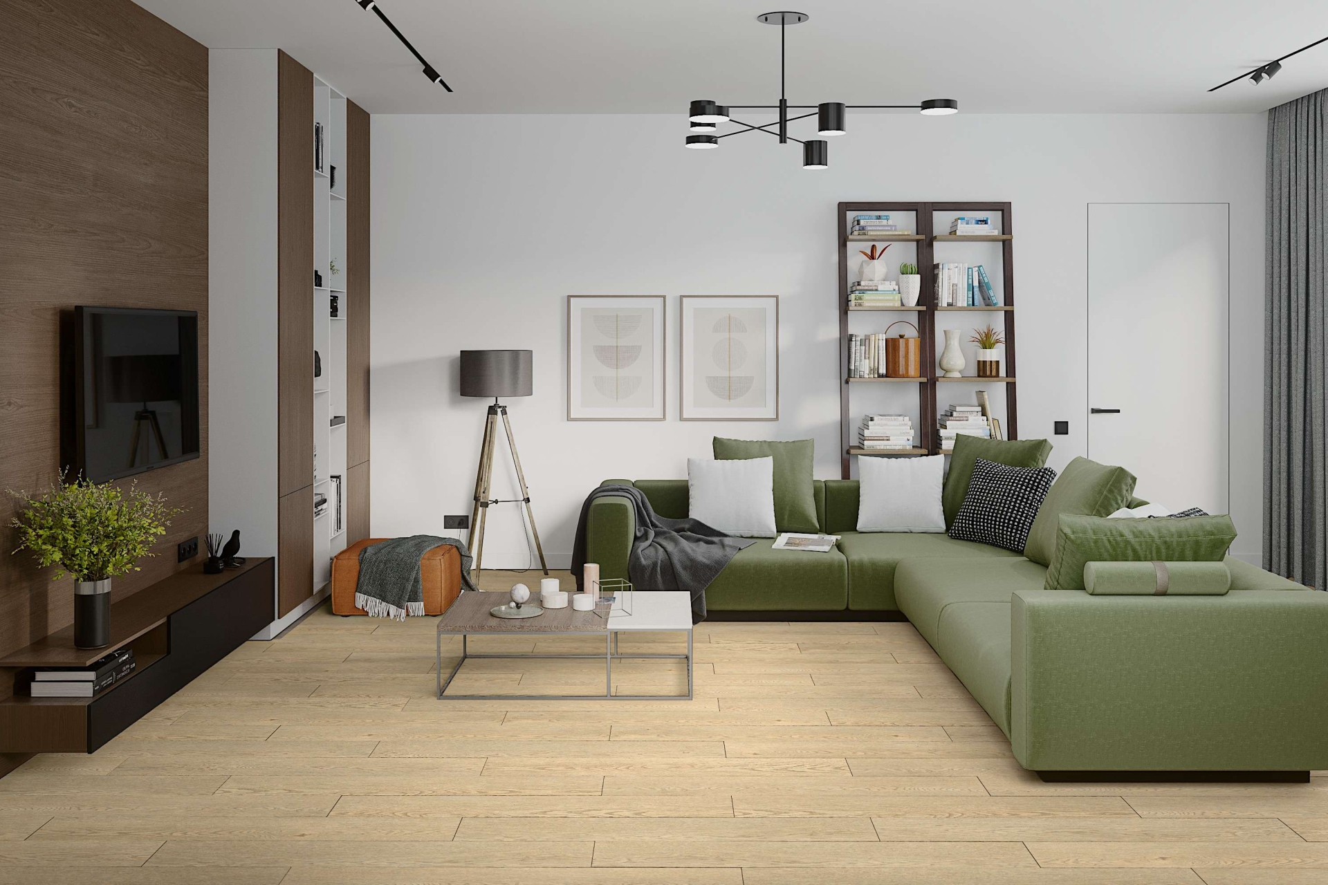 SPC ламинат «Damy Floor» Дуб Латте (1220*180*4 мм) — купить в Омске