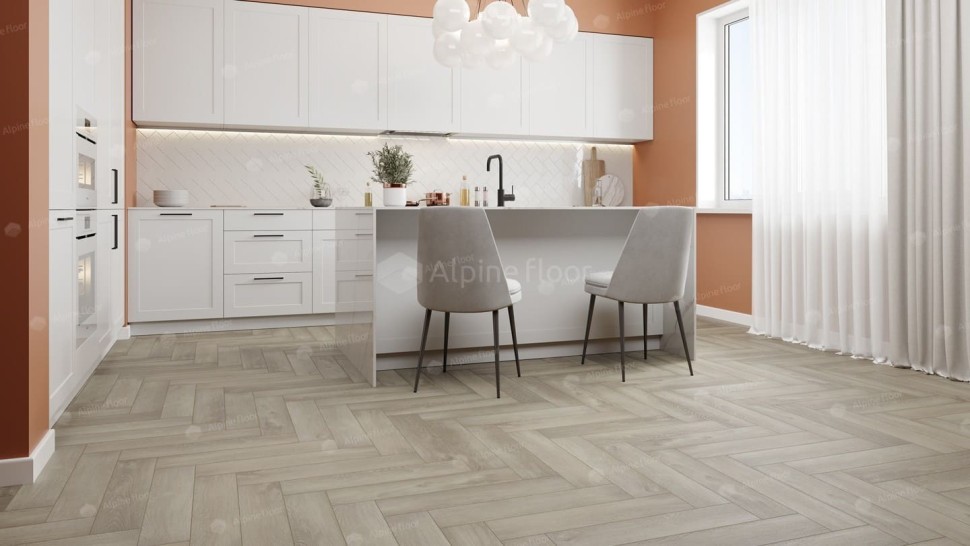 Виниловая плитка "Alpine Floor" Parquet LVT Дуб Фантазия (590*118*2,5 мм) — купить в Омске