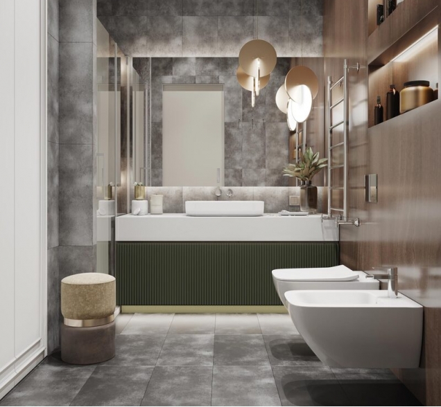 SPC ламинат "CronaFloor" Stone 4V Торнадо Дымчатый (600*300*4 мм) — купить в Омске