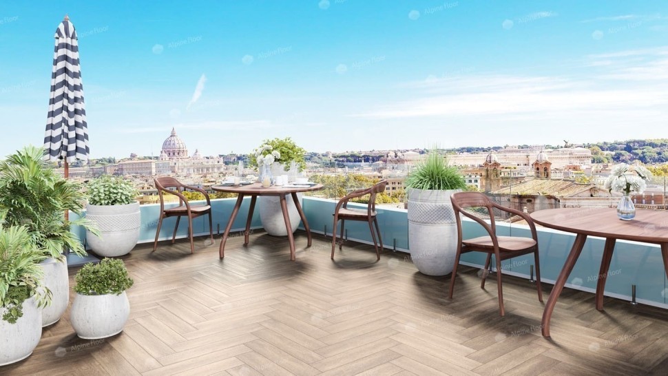 Виниловая плитка "Alpine Floor" Parquet LVT Макадамия (590*118*2,5 мм) — купить в Омске